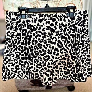 J.Crew Leopard Trouser Shorts Size 0